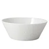 Bernardaud Ecume White Salad Bowl In White