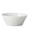 Bernardaud Ecume White Salad Bowl In White