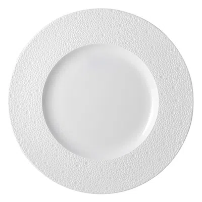 BERNARDAUD ECUME WHITE SERVICE PLATE,0733-20248