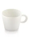 Bernardaud Ecume White Teacup In White