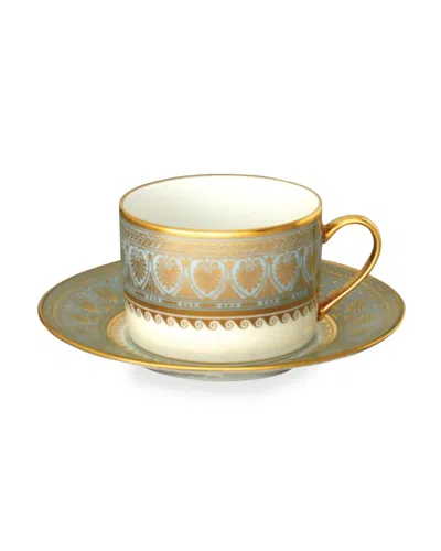 Bernardaud Elysee Cup In Blue/gold