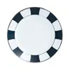 Bernardaud Galerie Royale Bleu Nuit Salad Plate In Black