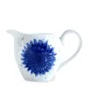 Bernardaud In Bloom Creamer In White/blue