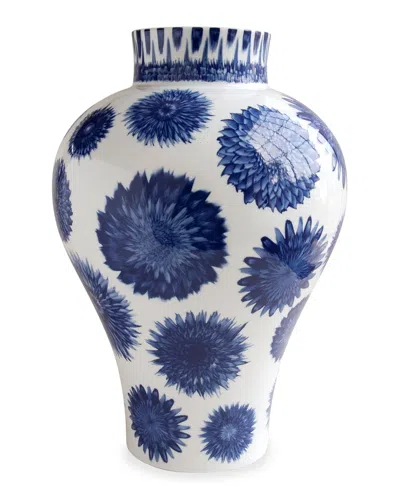 Bernardaud In Bloom Vase In Blue