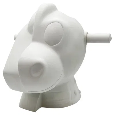 Pre-owned Bernardaud Jeff Koons White Porcelain "split Rocker" Vase, Edition 0355/3500, C. 2012