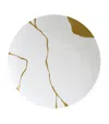 Bernardaud Kintsugi-sarkis 24k Gold Coupe Plate In Gold