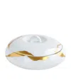 Bernardaud Kintsugi Pebble Box In Gold