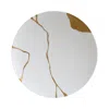 Bernardaud Kintsugi-sarkis 24k Gold Coupe Plate In White/gold