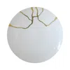 Bernardaud Kintsugi-sarkis 24k Gold Dinner Plate In White/gold