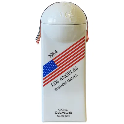 Pre-owned Bernardaud Los Angeles Summer Olympic Games World Globe Bottle French Limited Edition, 1984 In Gray