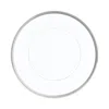Bernardaud Maille Platinum Dinner Plate In White