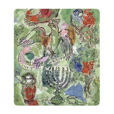 Bernardaud Marc Chagall Asher Tribe Matzo Plate In Multi