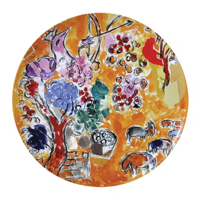 Bernardaud Marc Chagall Joseph Tribe Seder Platter In Multi