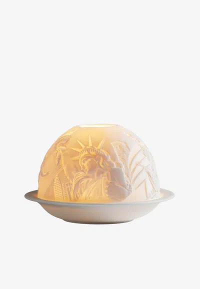 Bernardaud New York Porcelain Votivelight In Sand