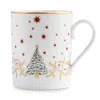 Bernardaud Noel Blanc Mug In White