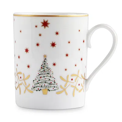 Bernardaud Noel Blanc Mug In White