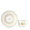 Bernardaud Noel Blanc Tea Saucer In White