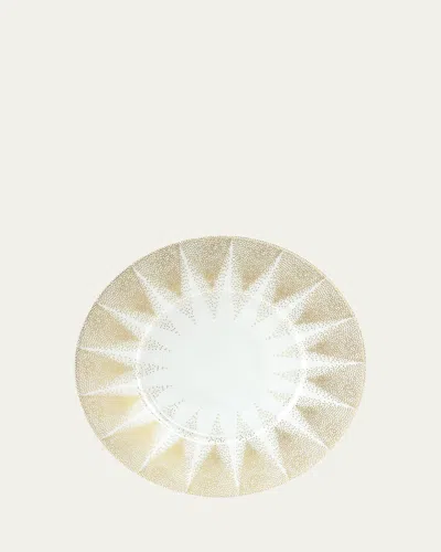 Bernardaud Noel Bread & Butter Plate In White/gold