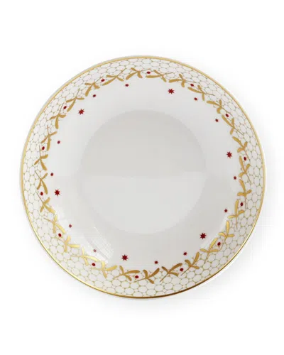 Bernardaud Noel Coupe Soup Plate, 7.5" In White