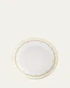 Bernardaud Noel Open Vegetable Dish In White/gold