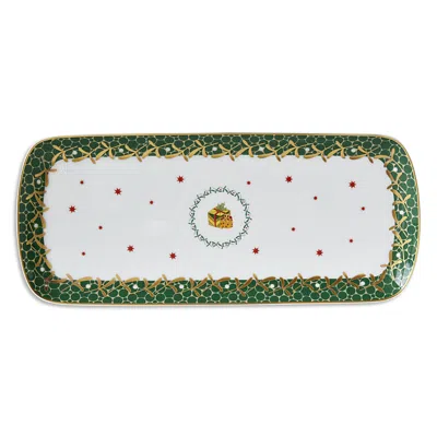 BERNARDAUD NOEL RECTANGULAR CAKE PLATE