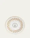 Bernardaud Noel Salad Plate In White/gold