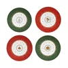 Bernardaud Set Of 4 Assorted Dessert Plates