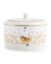 Bernardaud Noel Sugar Bowl In White