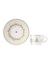 Bernardaud Noel Teacup In Multi