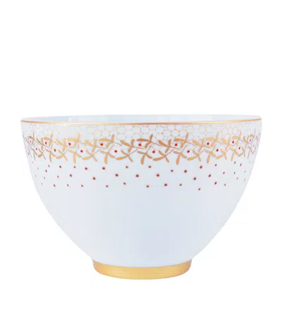 Bernardaud Noël Deep Salad Bowl In White