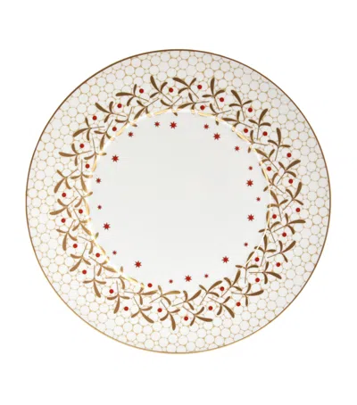 Bernardaud Noël Dinner Plate In White