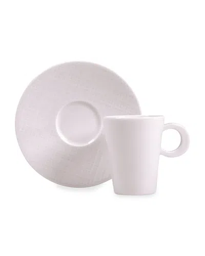 Bernardaud Organza After Dinner Saucer In White