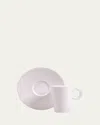 Shop Bernardaud Organza After Dinner Saucer In White