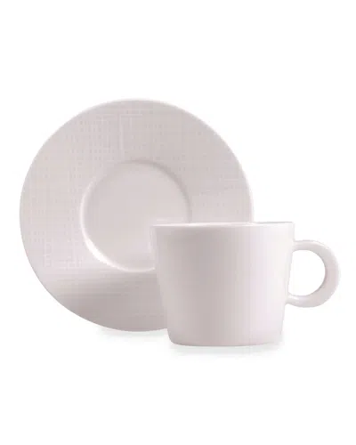 Bernardaud Organza Tea Saucer In White