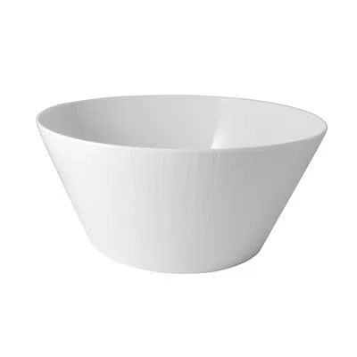 BERNARDAUD ORGANZA WHITE SALAD BOWL