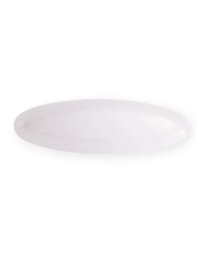 Bernardaud Origine Oblong Coupe Plate, 16.5 In White