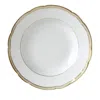 Bernardaud Pompadour Rim Soup Plate In Green