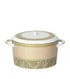 Bernardaud Porcelain Augusta Soup Tureen In Neutral