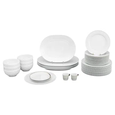 Pre-owned Bernardaud Porcelain Tableware, 37 Pcs. In Gray