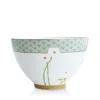 Bernardaud Praiana Deep Salad Bowl In Green