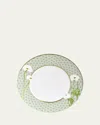 Bernardaud Priana Dinner Plate, 10.6" In White/green