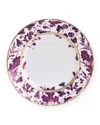 Bernardaud Prunus Dinner Plate, 10.5" In White/purple