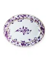 Bernardaud Prunus Oval Platter, 13" In Purple