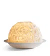 Bernardaud Roses Led Votivelight Lithophane In White