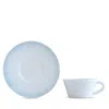 Bernardaud Saphir Bleu After Dinner Saucer In White