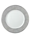 Bernardaud Sauvage Accent Salad Plate In White/silver