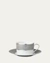 Bernardaud Sauvage Cup In White/silver
