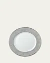 Bernardaud Sauvage Dinner Plate In White/silver