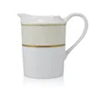 Bernardaud Sauvage White Creamer In Gold/white