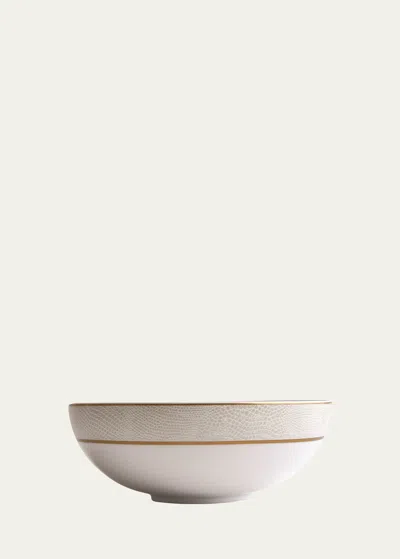 Bernardaud Sauvage White Salad Bowl, 6.7"